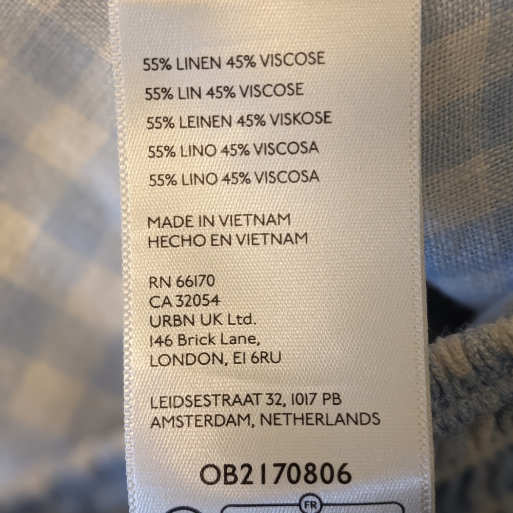Linen Blend Pants XS - Picture 5 of 6